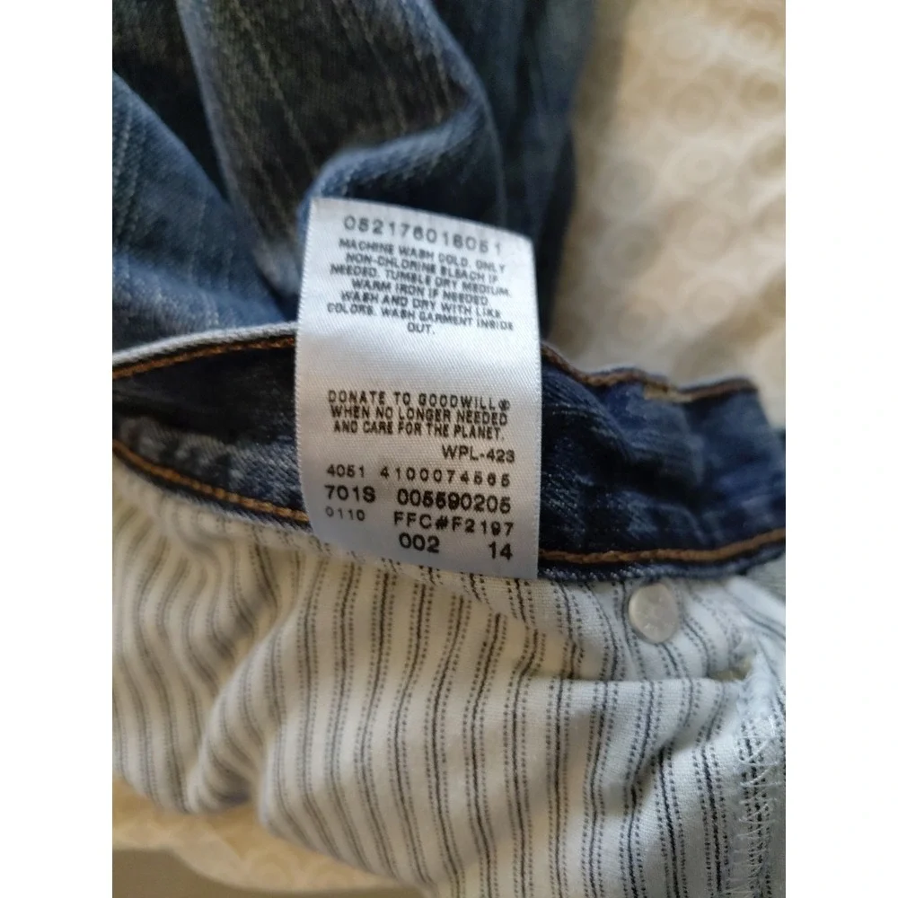 Vintage‎ 00s Levi's 559 Straight Relaxed Wide Leg Blue Jeans Men's Size 36x30
